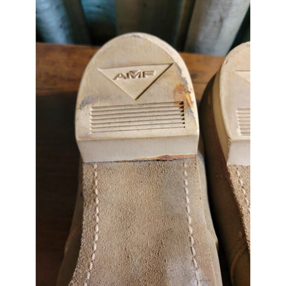 Vintage AMF Beige/Tan Shoes - Unknown Size, guessing 9 - Picture 7 of 9